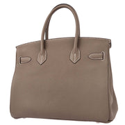 Hermes Etoupe Togo Birkin 30 Handbag