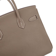 Hermes 2010 Etoupe Togo Birkin 30 Handbag