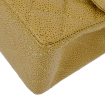 Chanel 2003-2004 Caviar Mini Classic Square Flap Bag 17