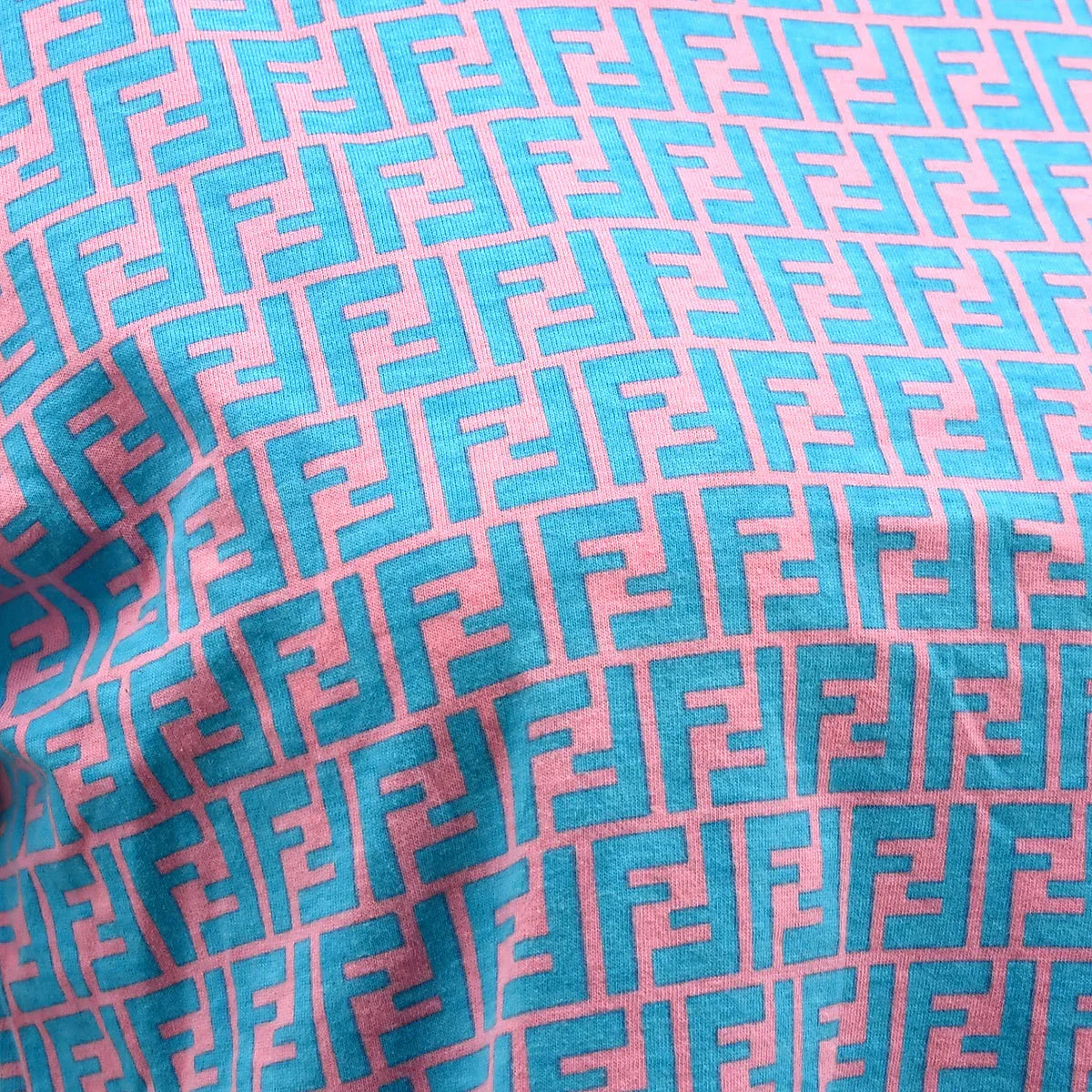 Fendi T-shirt Light Blue #44