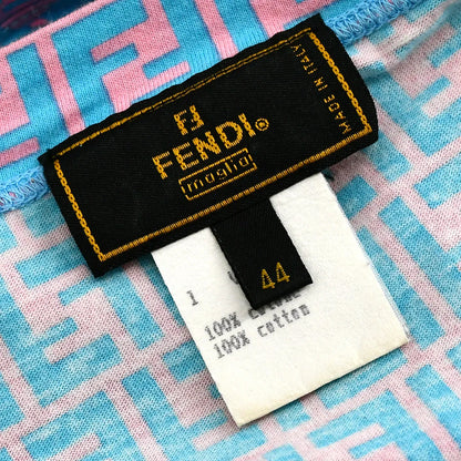Fendi T-shirt Light Blue #44
