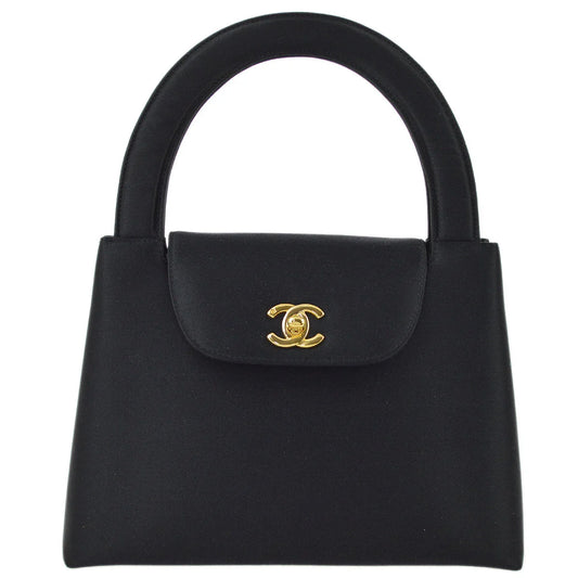 Chanel * 1997-1999 Black Satin Handbag