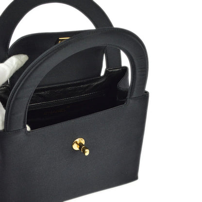 Chanel * 1997-1999 Black Satin Handbag