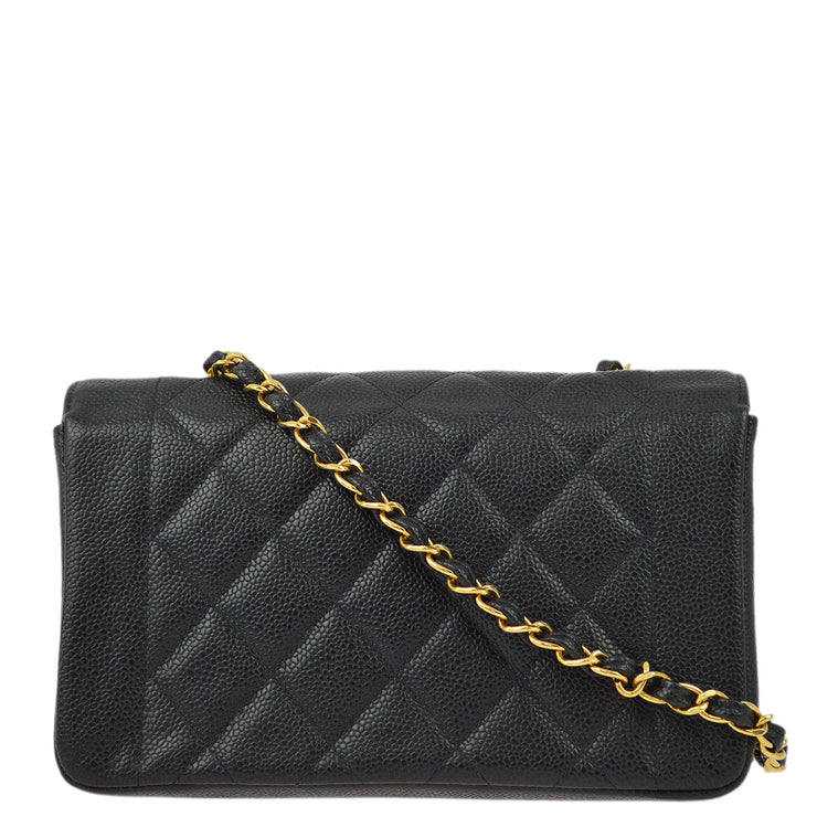 Chanel * 1994-1996 Caviar Small Diana Shoulder Bag