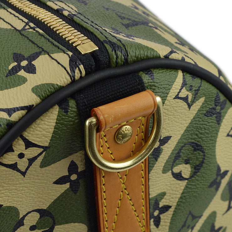 Louis Vuitton * 2008 Monogramouflage Keepall Bandouliere 55 M95774