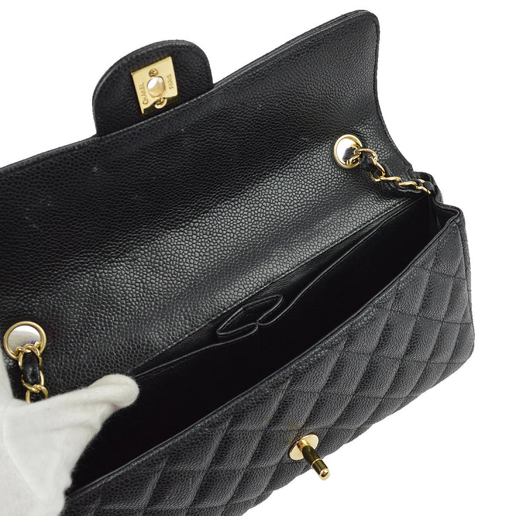 Chanel 2006-2008 Caviar East West Shoulder Bag