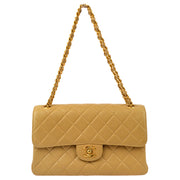 Chanel 1996-1997 Lambskin Medium Double Sided Classic Flap Shoulder Bag