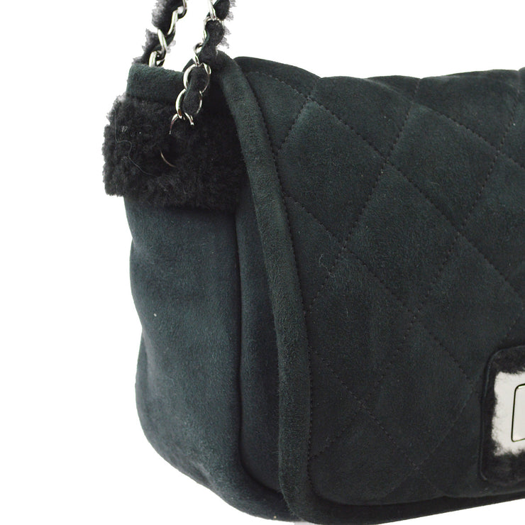 Chanel 2004-2005 Sheepskin Mademoiselle Lock Shoulder Bag