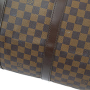 Louis Vuitton 2007 Damier Keepall Bandouliere 55 Duffle Bag N41414