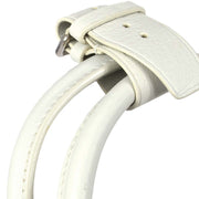 Louis Vuitton 2012 White Monogram Transparence Lockit Handbag M40699