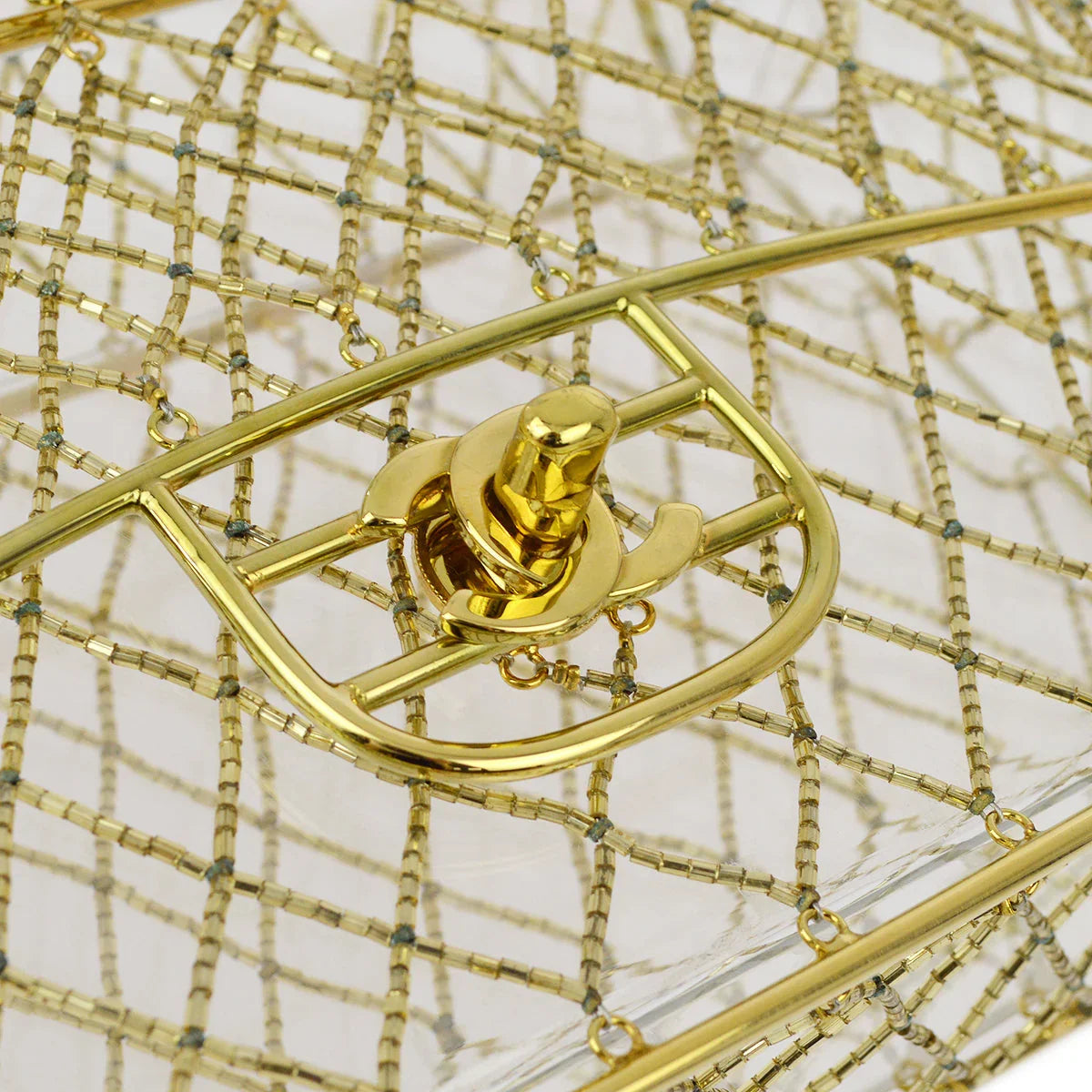 Chanel * Medium Beaded Flap Bag