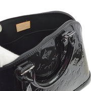 Louis Vuitton 2013 Black Monogram Vernis Alma PM 2way Shoulder Handbag M90061