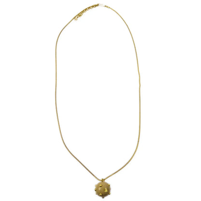 Chanel Ball Pendant Necklace Gold