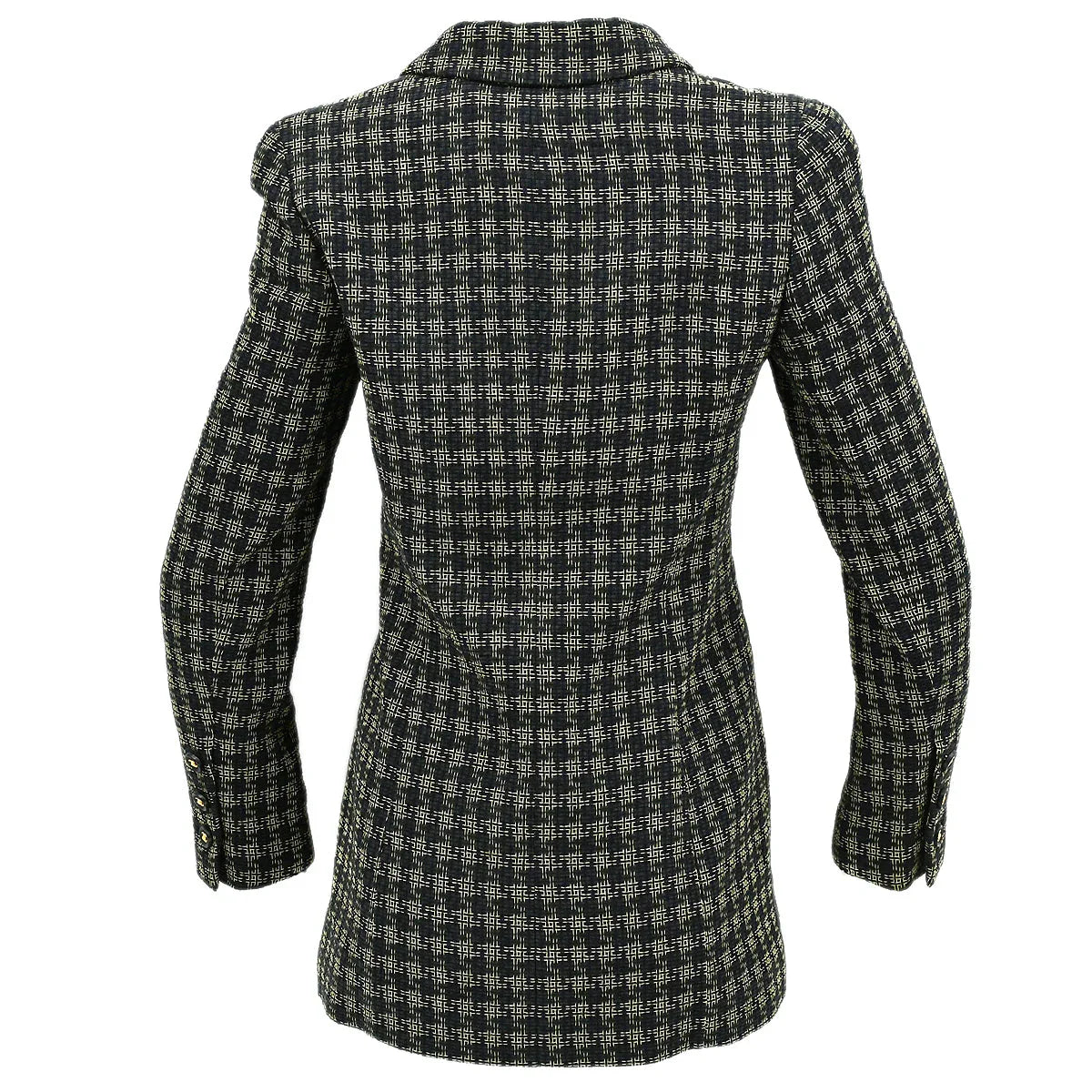 Chanel Checked Jacket Black