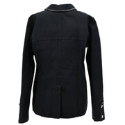 Chanel Sport Line Single Breasted Jacket Black 06P #44