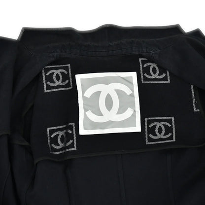 Chanel Sport Line Single Breasted Jacket Black 06P #44