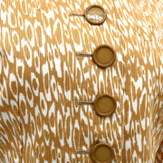 Christian Dior Setup Suit Jacket Skirt Beige #M