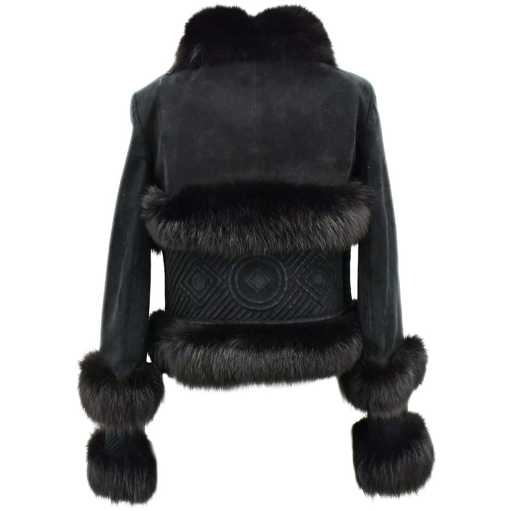 Loewe Fur Jacket Black #38