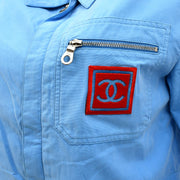 Chanel Sport Line Zip Up Jacket Light Blue 02S #38