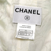 Chanel Collarless Jacket Light Green 04C #38