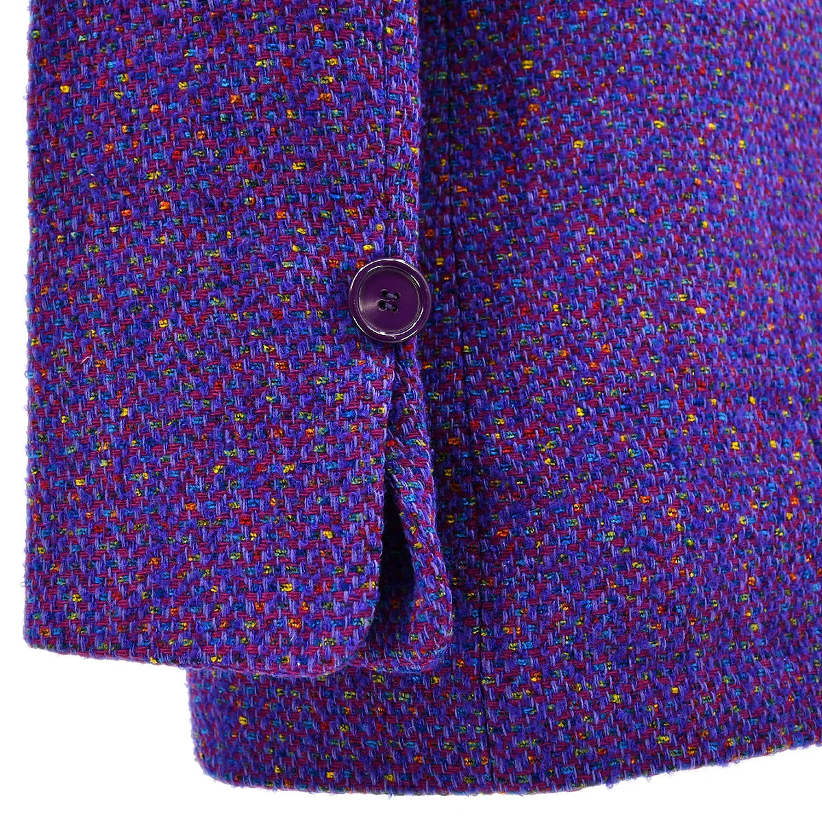 Christian Dior Collarless Jacket Purple #M