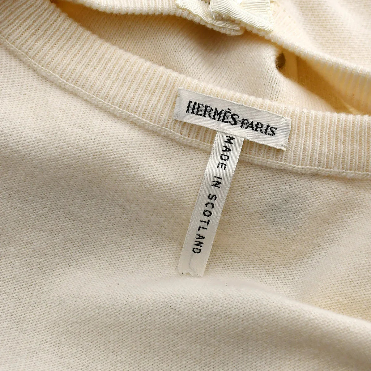 Hermes Cardigan Ivory #ME