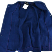 シャネル セットアップ ジャケット スカート ブルー 93C #38