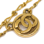 Chanel Medallion Pendant Necklace Gold 1982