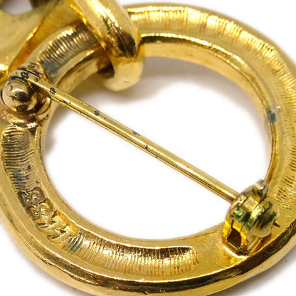 Chanel Plate Brooch Pin Gold 1133