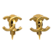 Chanel CC Earrings Clip-On Gold 233