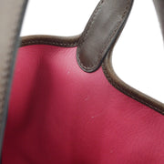 Hermes 2004 Pink Orange Vibrato Barenia Picotin PM Handbag