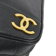 Chanel 1994-1996 Caviar Triple CC Shoulder Tote Bag