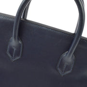Hermes Navy Box Calf Haut a Courroies 32 Handbag