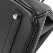 Hermes 2010 Black Epsom Birkin 35 Handbag