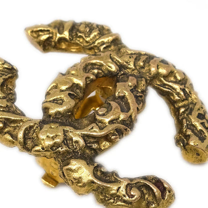 Chanel CC Earrings Clip-On Gold 93A Large