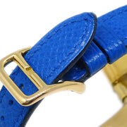 Hermes 1997 Kelly Watch Blue Courchevel