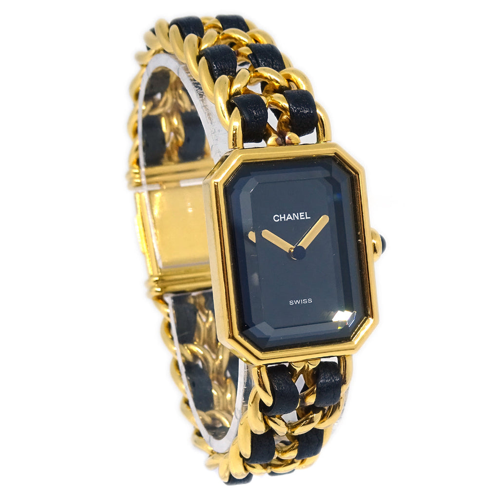 シャネル プルミエール 腕時計 ゴールド ブラック #S – AMORE Vintage 