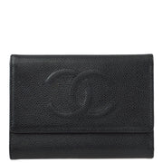 Chanel Black Caviar Wallet Purse