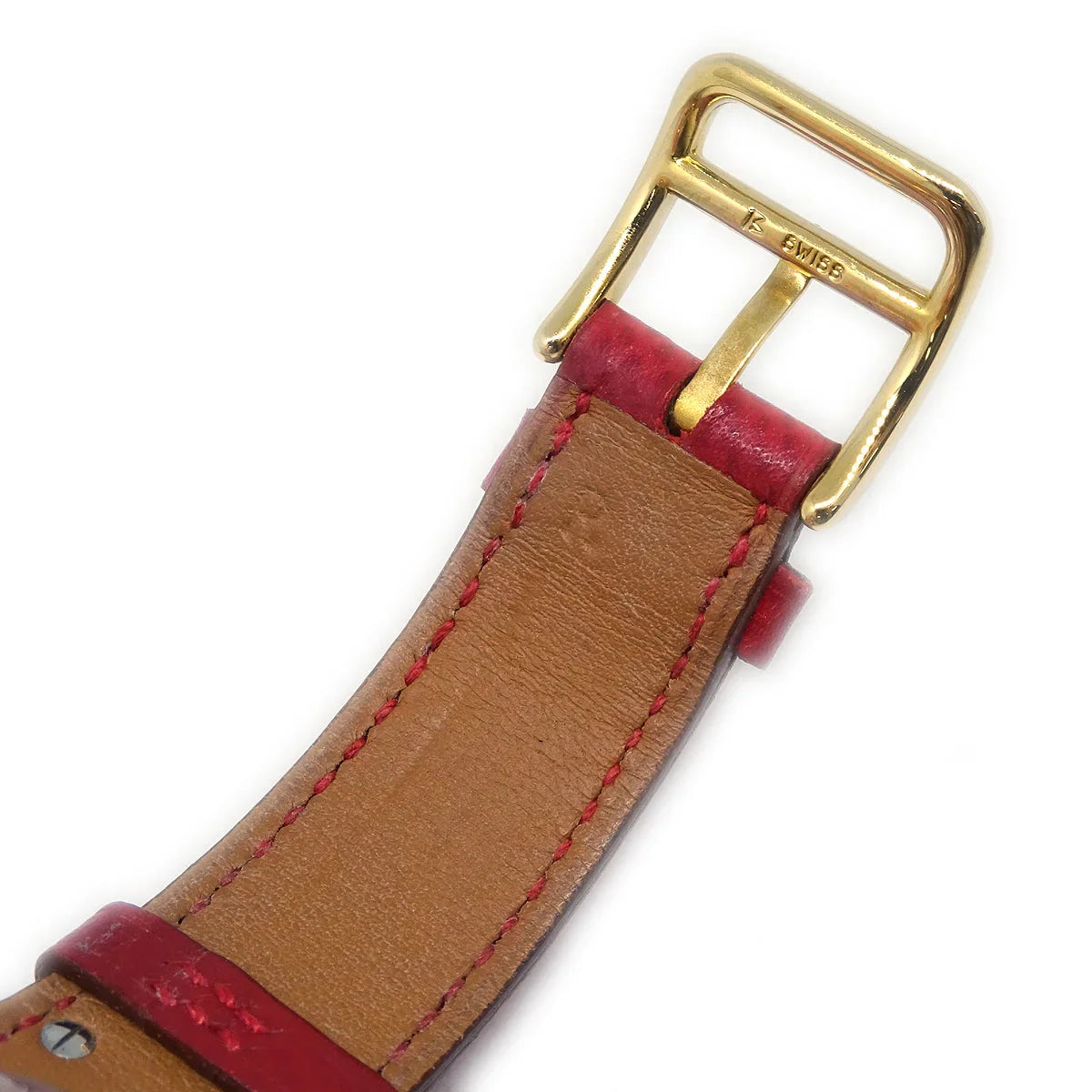 Hermes 1994 Medor Watch Red Courchevel