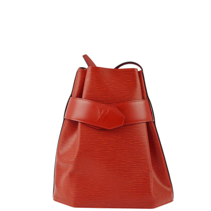 Louis Vuitton 1996 Red Epi Sac Depaule PM Shoulder Bag M80207