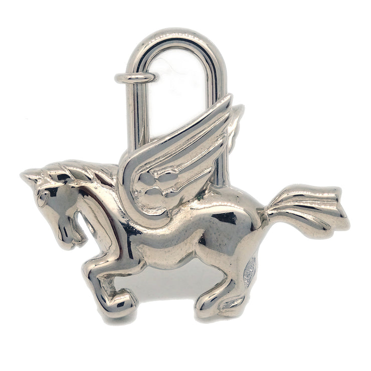 Hermes Pegasus 1993 Cadena Silver Small Good