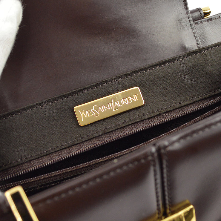 Yves Saint Laurent Brown Tote Handbag