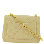 Chanel 1989-1991 Lambskin Mini Classic Square Flap Bag 17