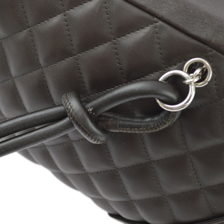 Chanel 2005-2006 Calfskin Cambon Ligne Bowling Handbag