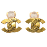 Chanel Gold CC Earrings Clip-On 99A