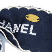 Chanel Bow Brooch Pin Black