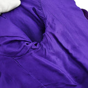 Chanel Single Breasted Jacket Purple