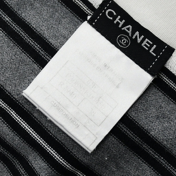 Chanel Long Sleeve T-shirt Gray 07P #38