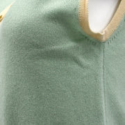 Chanel Sleeveless Vest Light Green 96C #38