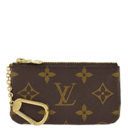 Louis Vuitton 2012 Monogram Pochette Cles Coin Purse Wallet M62650